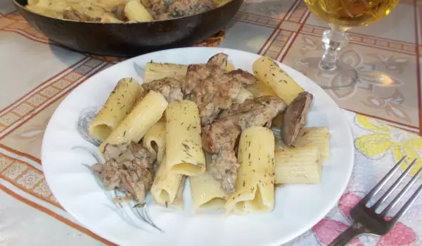 Rigatoni with Chicken Livers