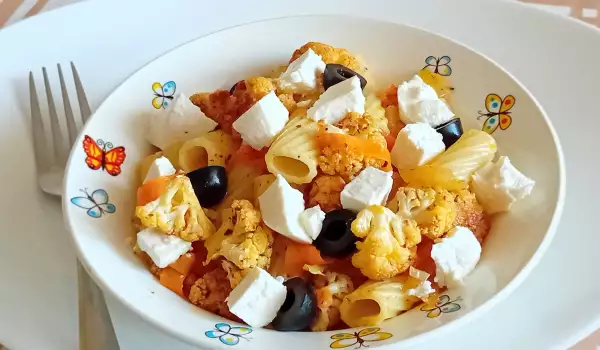 Rigatoni with Cauliflower and Feta