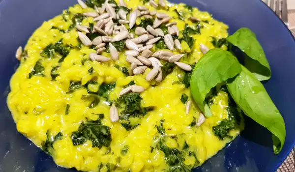 Risotto with Kale and Mascarpone