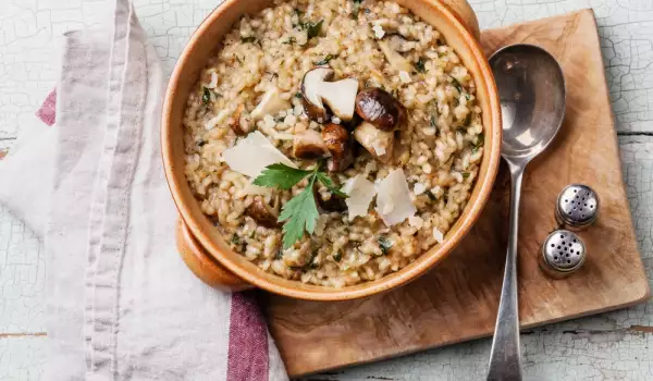 Risotto with arborio rice