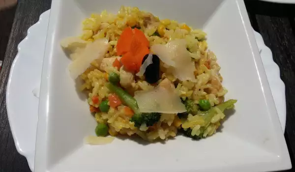 Risotto with Chicken and Corn