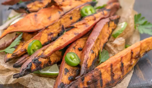 Baked sweet potatoes