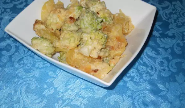Romanesco Broccoli with Potatoes and Cream