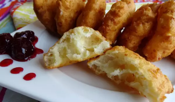Quick, Scruffy Fritters with Feta Cheese