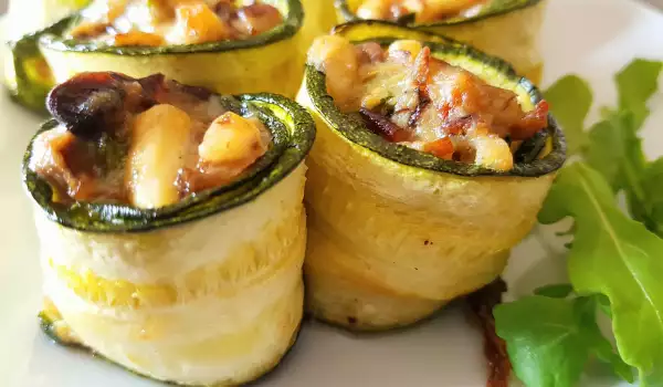 Oven-Baked Stuffed Zucchini Rolls