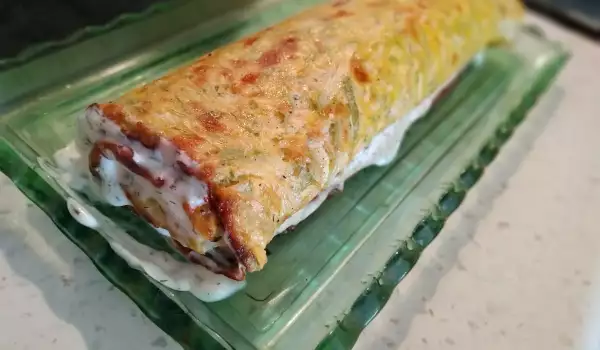 Elegant Zucchini Roll with Cream Cheese