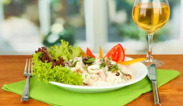 Calamari and Rice Salad
