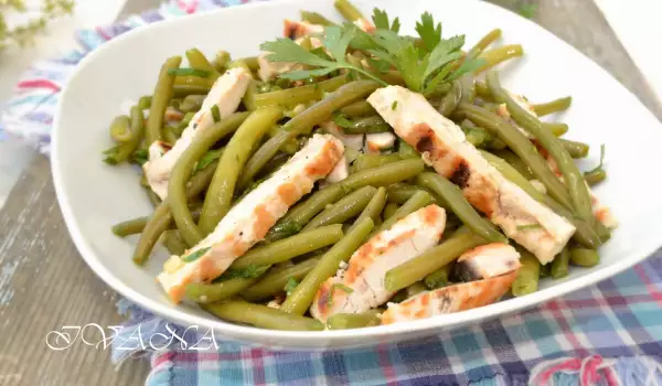 Green Bean and Grilled Turkey Salad
