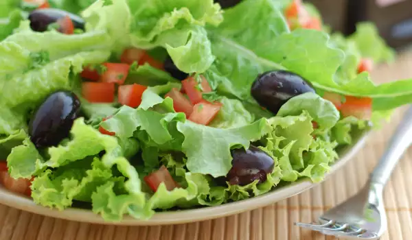 Salad with Olives and Tomatoes