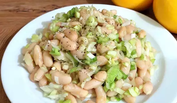 Bean Salad with Leeks and Lemon