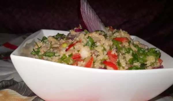 Tabbouleh Parsley Salad with Two Types of Onions