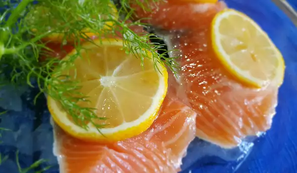 Homemade Marinated Salmon