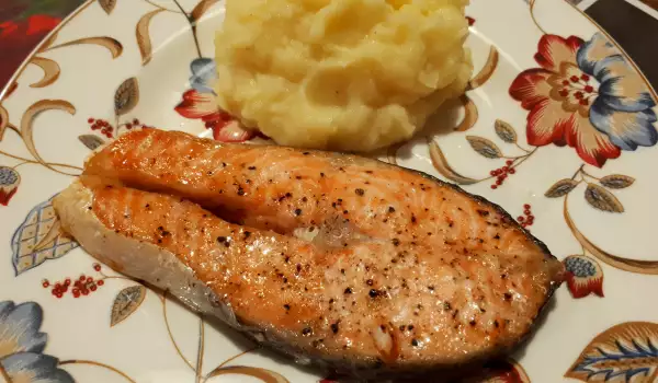 Oven-Baked Salmon Cutlets in Light Soy Sauce