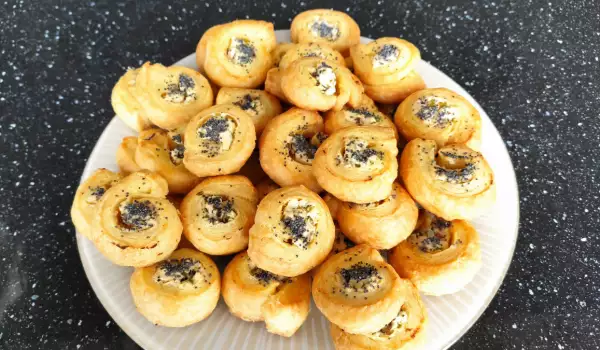 Savory Puff Pastry Snails
