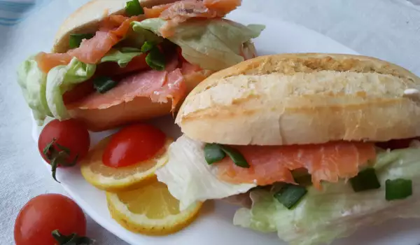 Mini Salmon Sandwiches