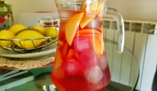 Sangria with Rose, Rum and Brandy
