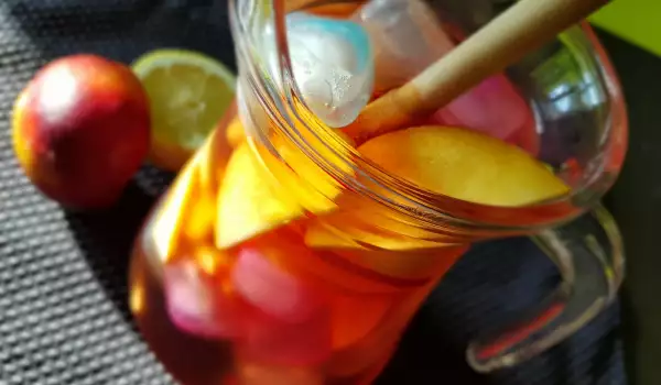 Sangria with Rose, Rum and Brandy
