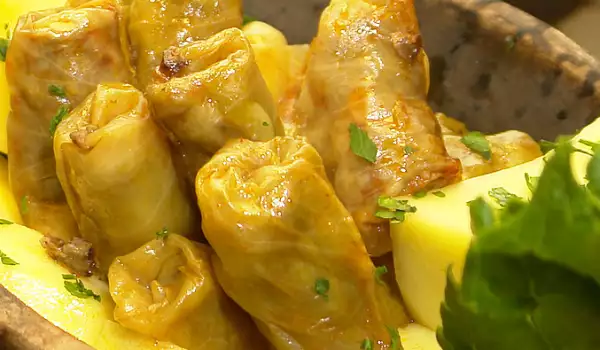 Cabbage Rolls with Fresh Cabbage