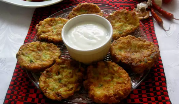 Zucchini Schnitzels with Feta and Cheese