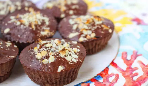 Muffins with peanut flour