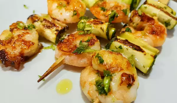 Shrimp and Zucchini Skewers