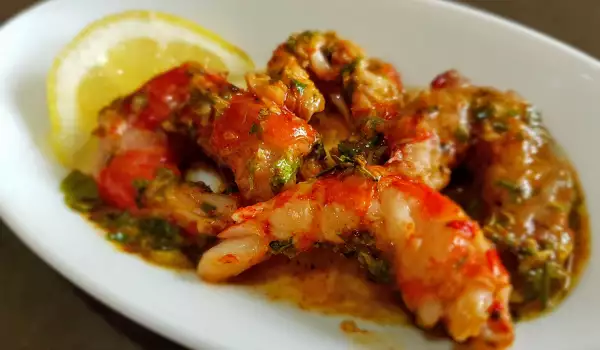 Shrimp in Chimichurri Sauce