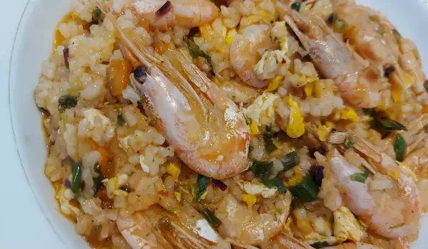 Spicy Fried Rice with Shrimp