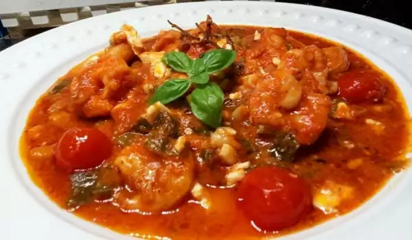 Greek-Style Shrimp with Tomato Sauce