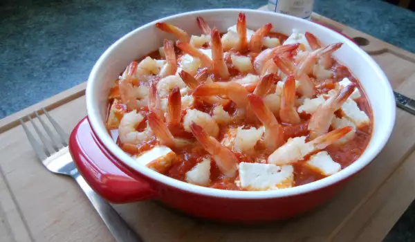 Shrimp Saganaki