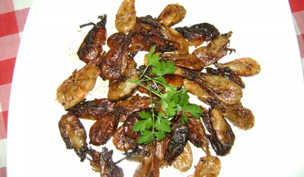 Pan-Fried Shrimp with White Wine and Soy Sauce