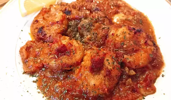 Greek-Style Oven Roasted Shrimp with Tomato Sauce