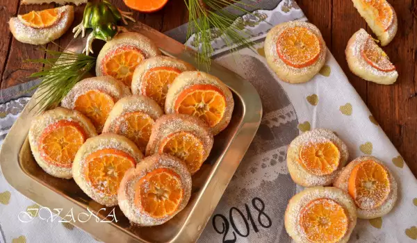 Tangerine Christmas Cookies