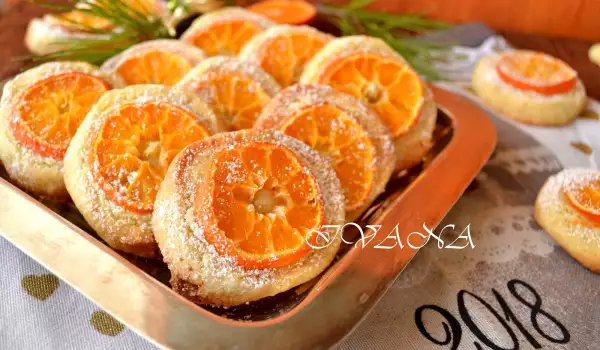 Tangerine Christmas Cookies