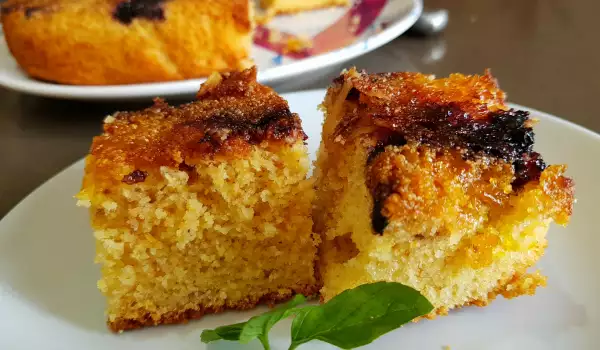 Cake with Two Types of Jam