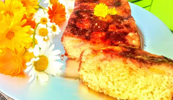 Cottage Cheese and Apricot Cake