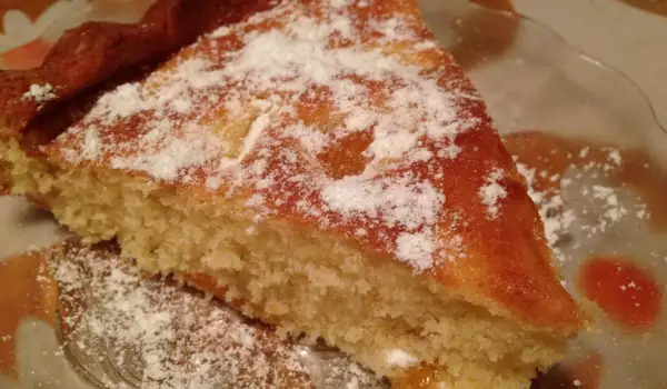Village-Style Cake with Peaches