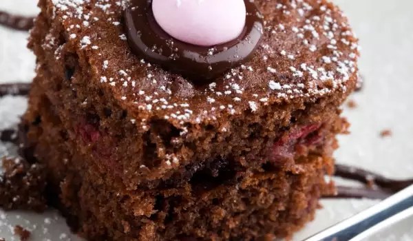 Plain Cake with Cocoa and Yoghurt