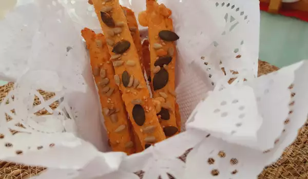 Cracker Sticks with Chickpea Flour