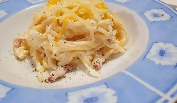 Spaghetti with Four Cheeses
