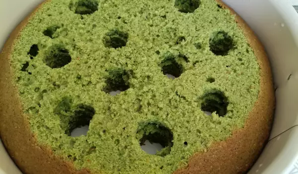 Creamy Spinach Sponge Cake