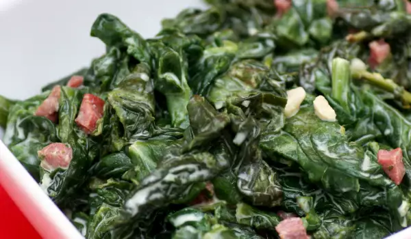 Frozen Spinach Salad