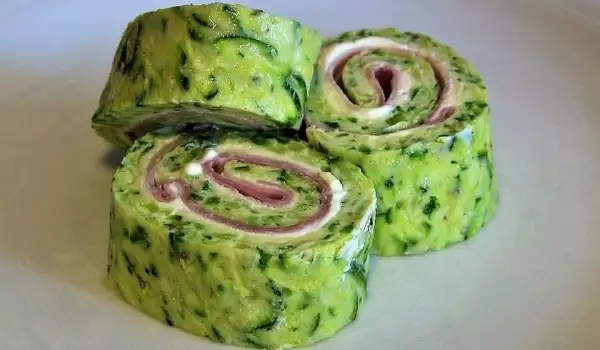 Spinach Roll with Fresh Spinach