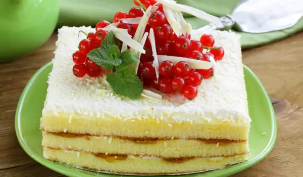 Sponge cake layer