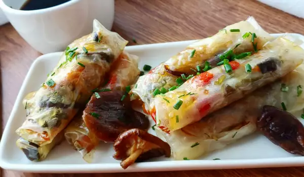 Spring Rolls with Rice Paper