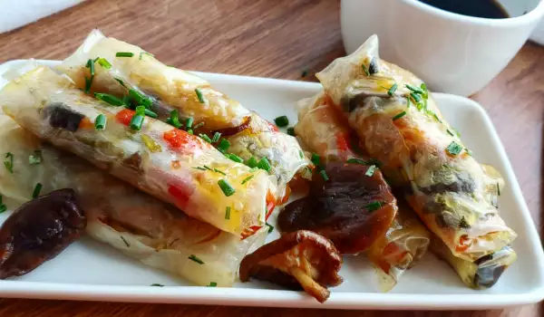 Spring Rolls with Rice Paper