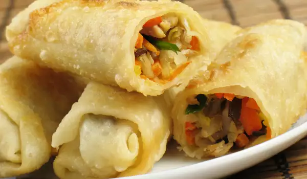 Vegetable Roll with Puff Pastry