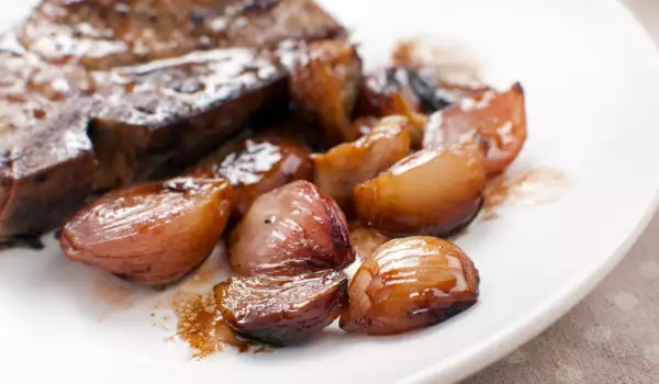 roasted onions for garnish