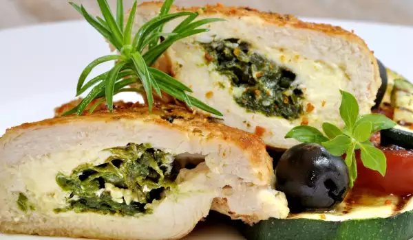 Stuffed Chicken Breasts with Spinach