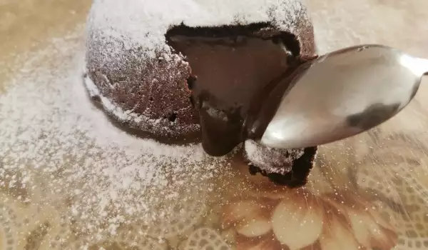 Lindt Liquid Center Chocolate Souffle