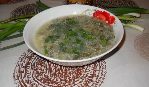 Sorrel and Rice Soup